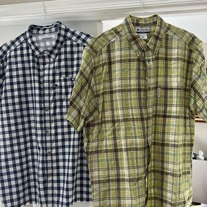 Mens Columbia Performance Fishing Gear Shirts - XL